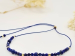 Niebieska bransoletka z lapis lazuli