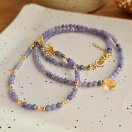 Naszyjnik Tanzanite